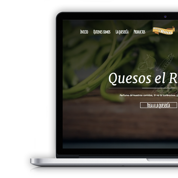 web demo de quesos el rañal