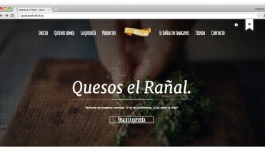 Página web de la queseria El Rañal