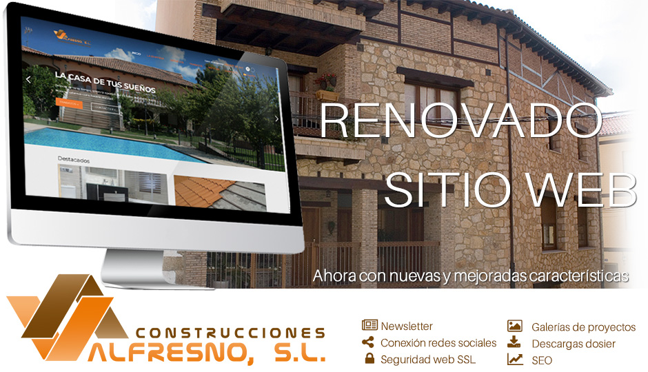 Construcciones Valfresno renueva su página web