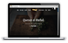 Web Quesos El Rañal